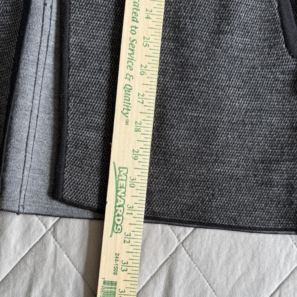 Talbots 100% Merino Wool Long Cardigan Sz L/XL Open Gray Quiet Luxury Minimalist - Picture 6 of 7